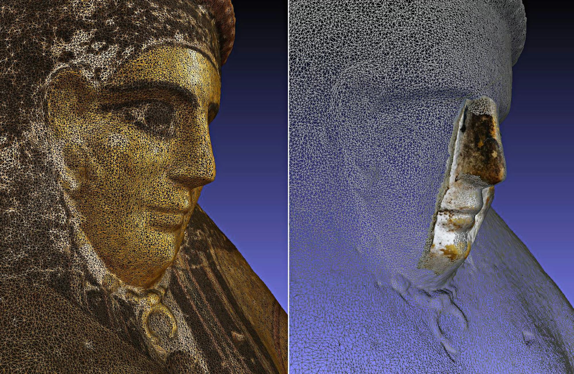 3D scanning and shape analysis help archaeologists connect objects ...