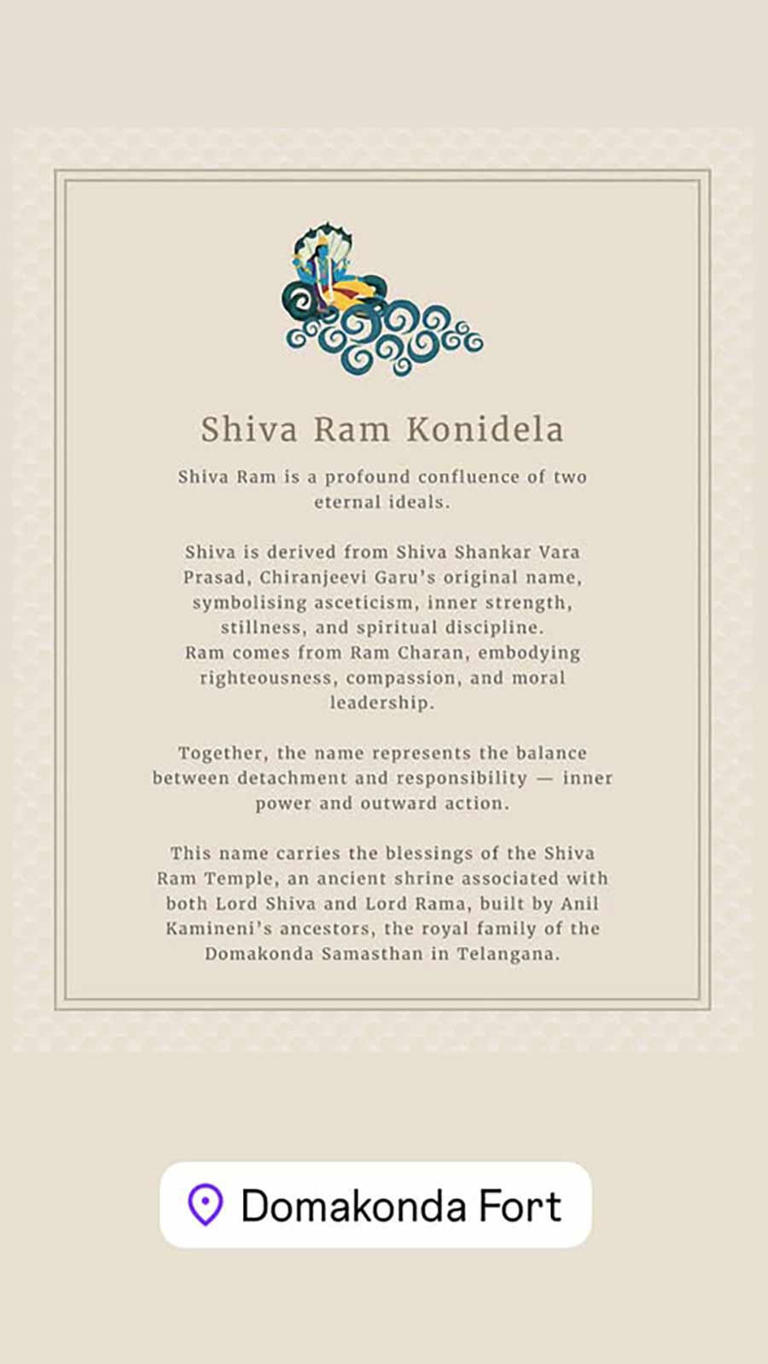 Pics of Ram Charan twins naming ceremony: Upasana explains meaning of ...