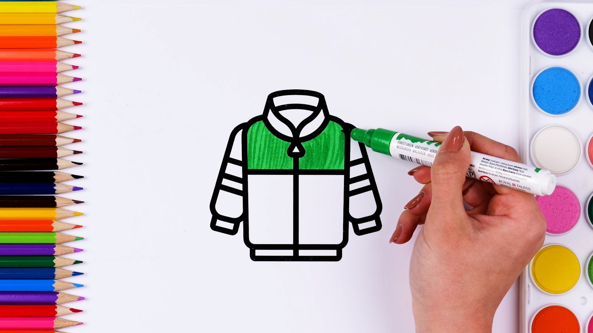 Fun coloring idea | Kindergarten edition