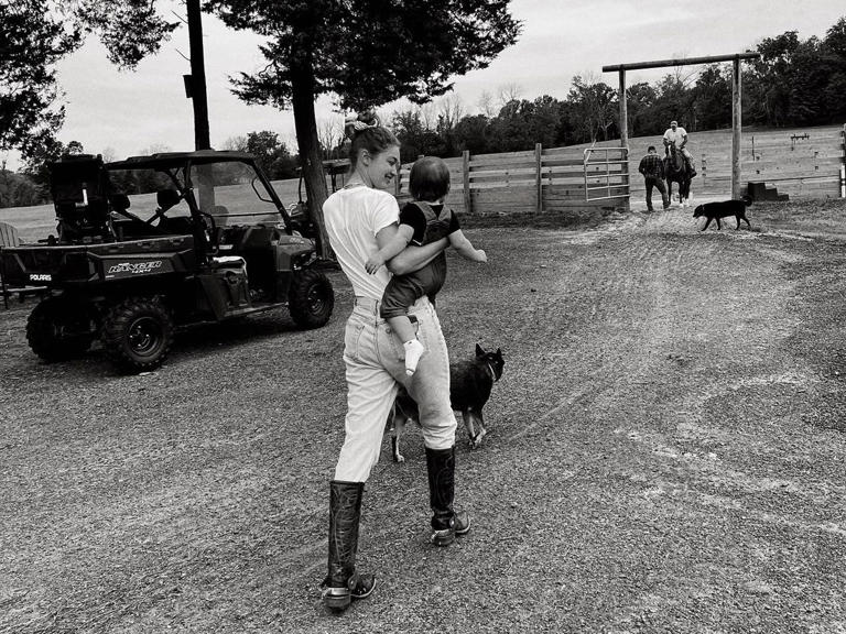 Gigi Hadid and Khai Gigi Hadid Instagram