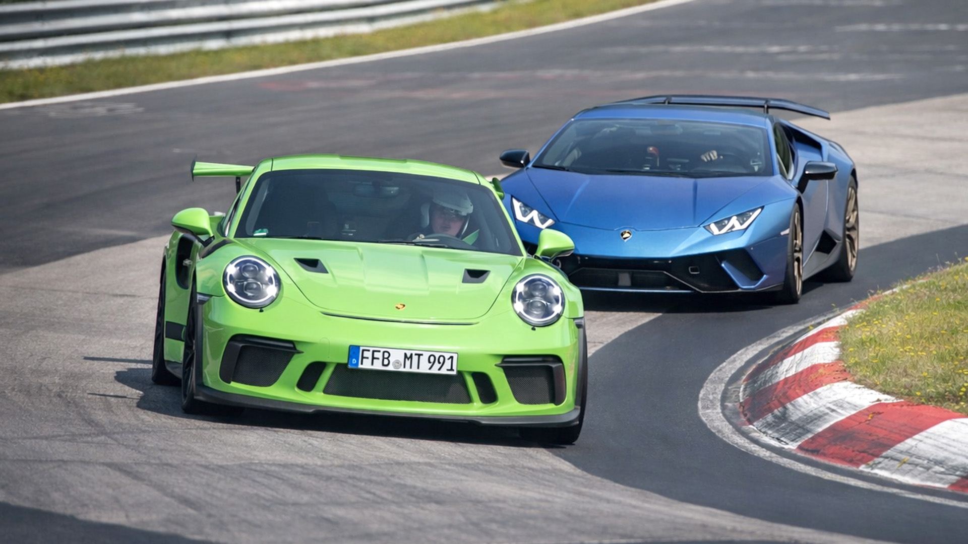 Fast drivers fighting for the line Nürburgring highlights
