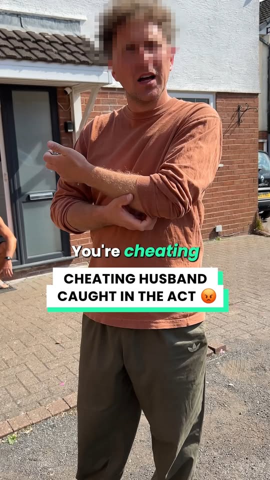 Cheating husband caught in the act