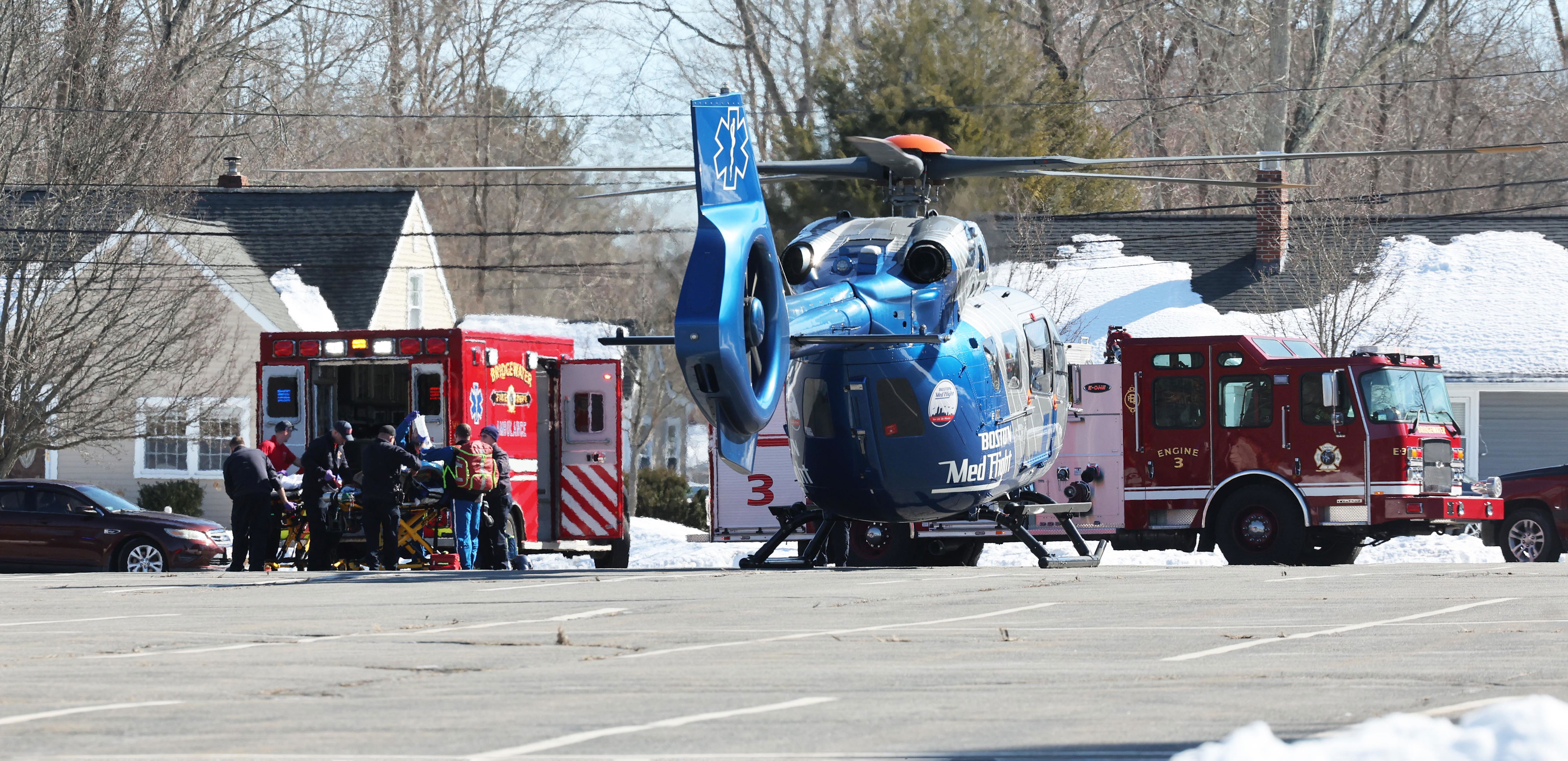 Man flown to hospital after Bridgewater construction accident
