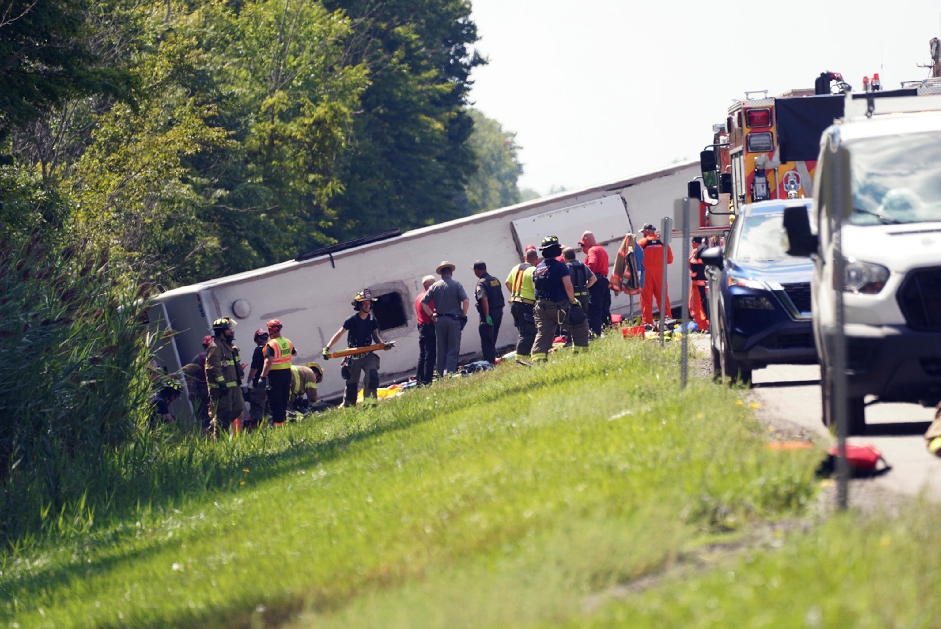 Tour bus driver charged in crash that killed 5 people returning from Niagara Falls<br><br>