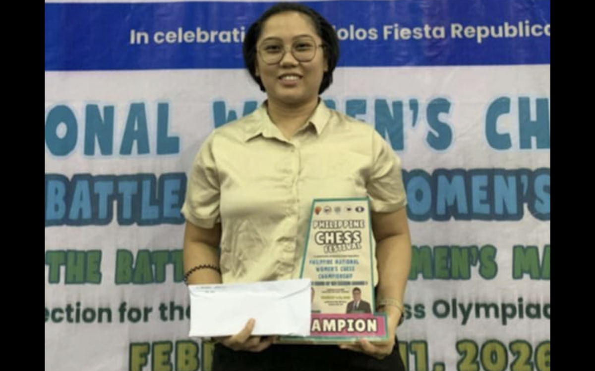 Frayna rules Philippine National Women’s Chess Championship