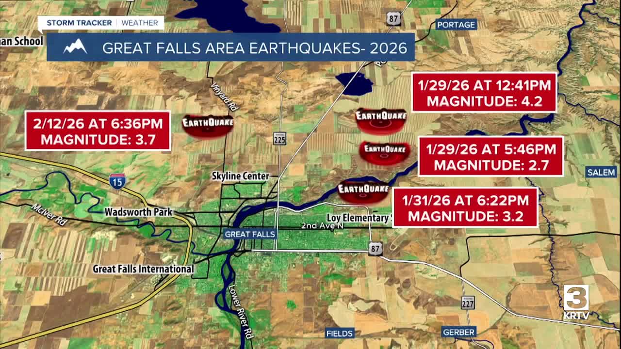 Earthquake activity near Great Falls sparks questions
