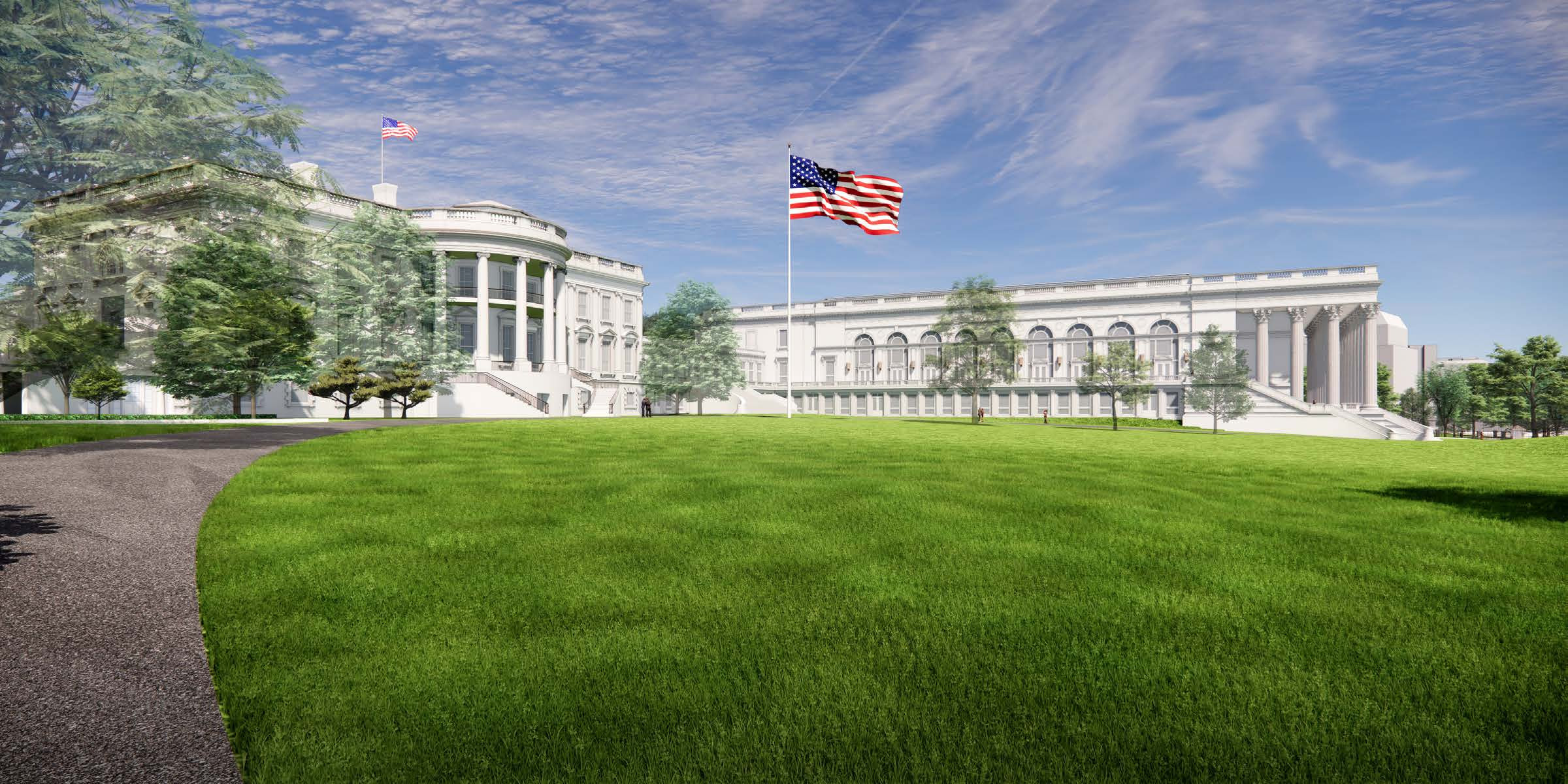New images of White House ballroom show clearest look yet at Trump project<br><br>
