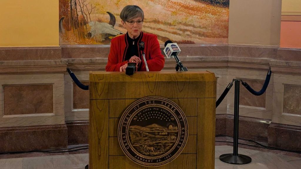 Kansas Gov. Laura Kelly vetoes bill on transgender bathroom ...