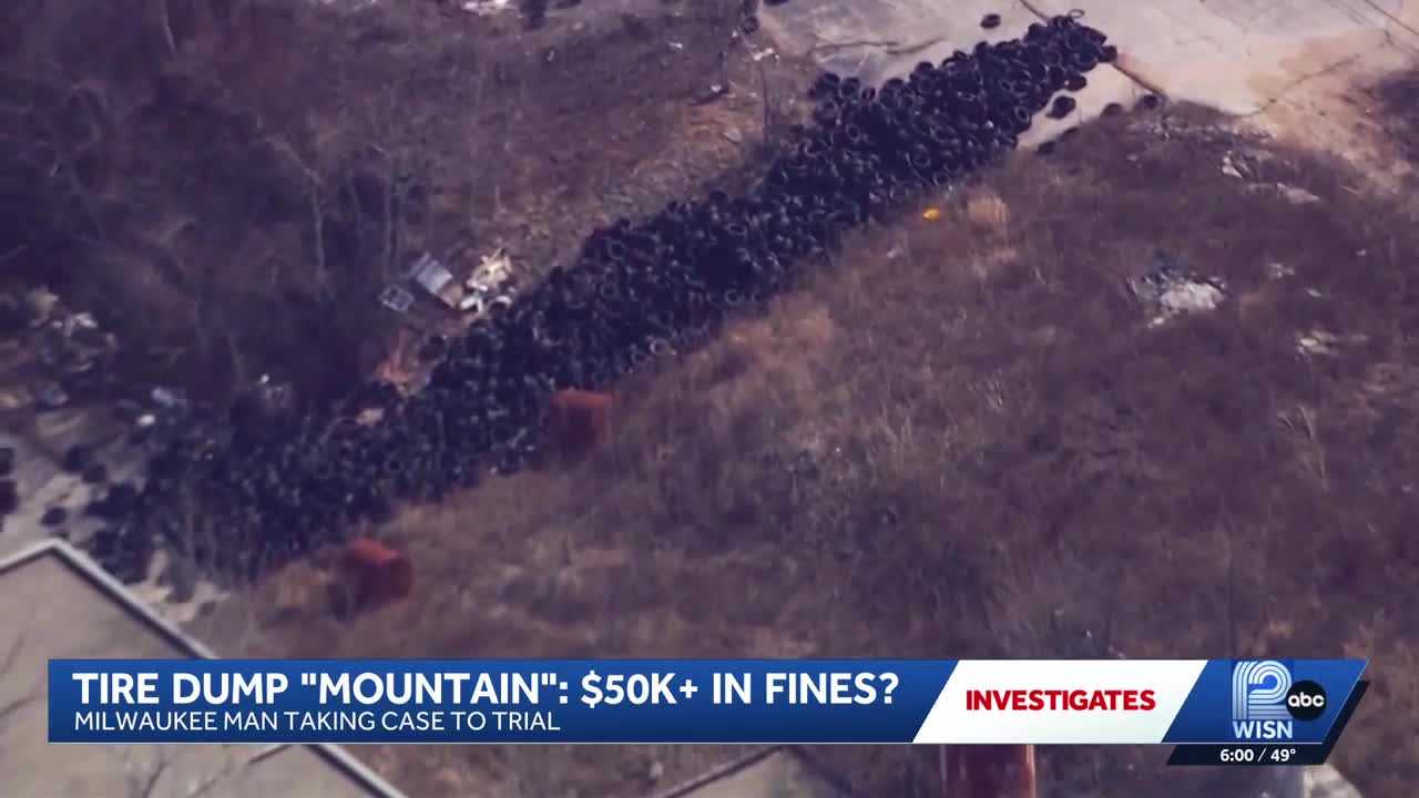 Milwaukee man faces fines for illegal tire dumping