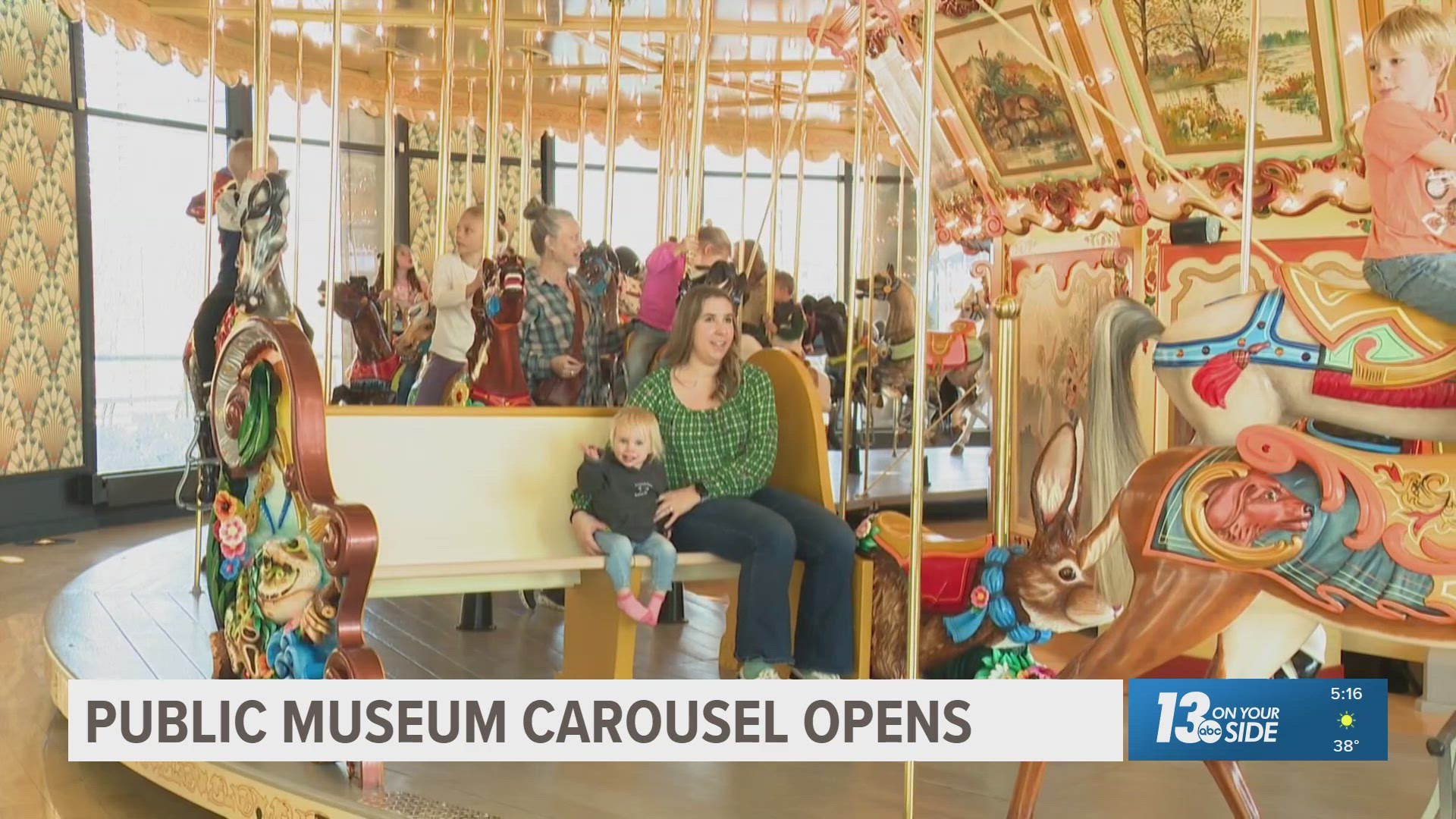 Public Museum's carousel opens