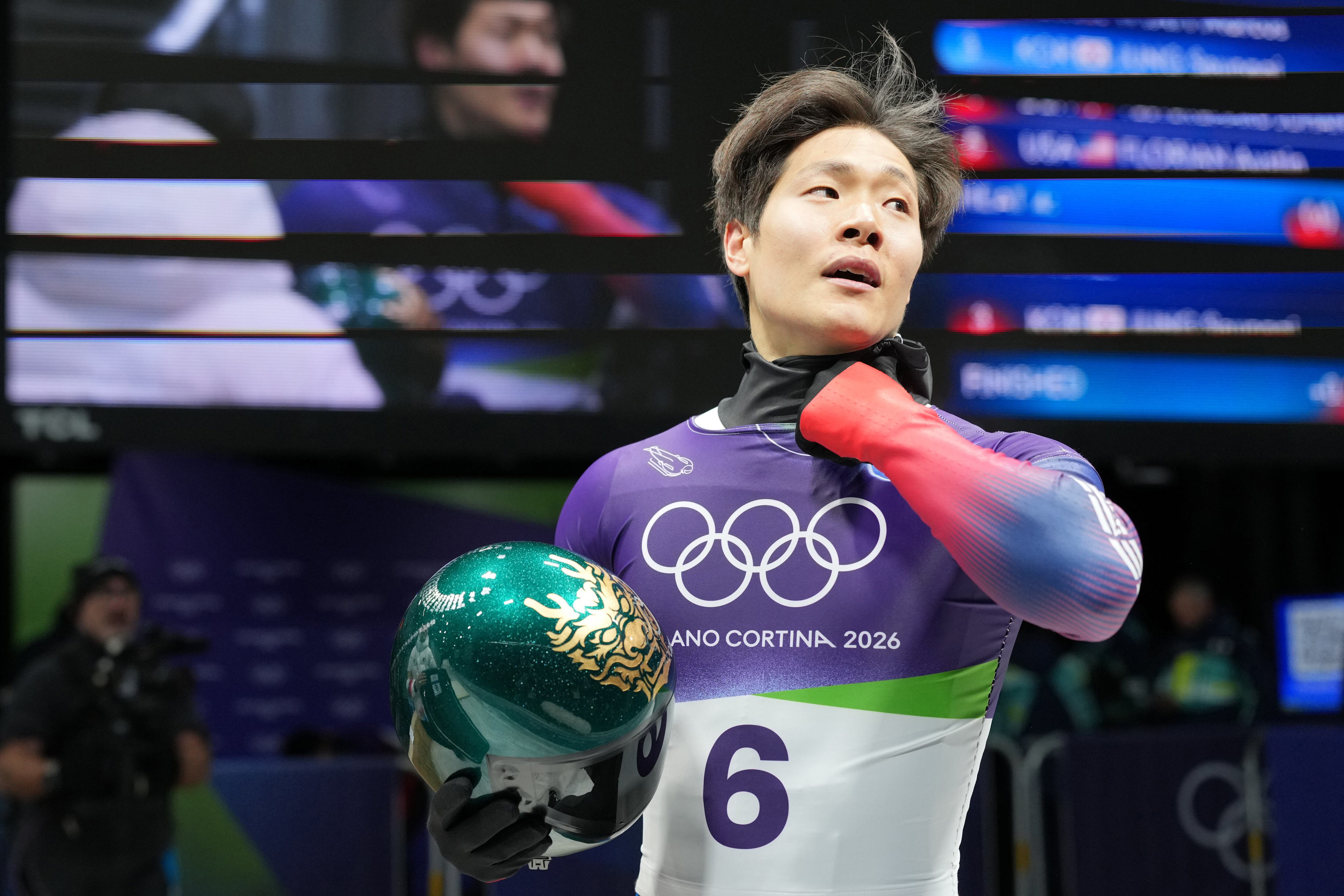 Jeong Seung-gi secures 10th in skeleton after paralysis comeback