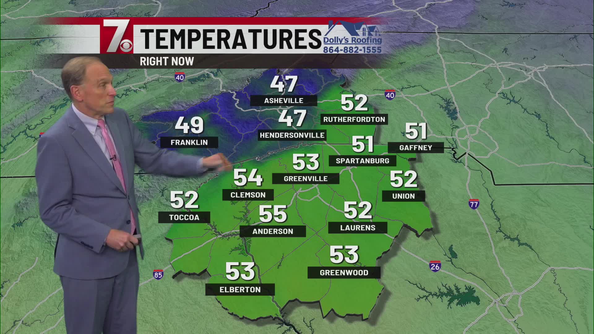 Friday noon weather forecast update | WSPA 7NEWS