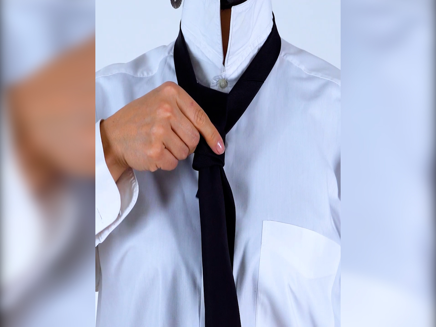Get creative with necktie techniques