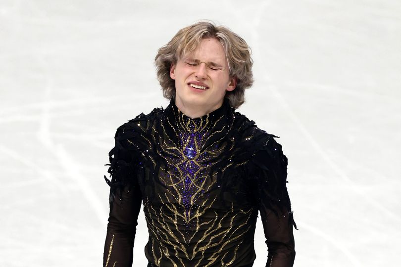 Quad God' Ilia Malinin's brutal comment caught on hot mic after nightmare  skate with two falls