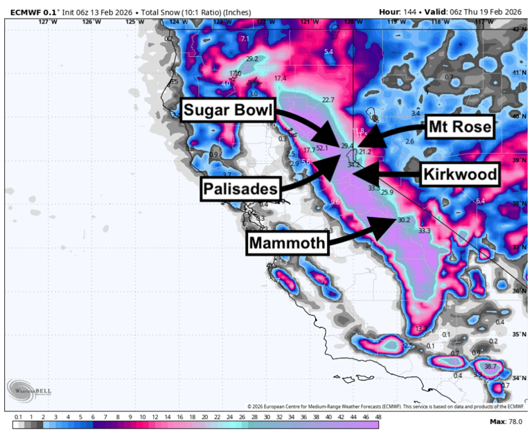 A major winter storm is coming to California. What ski resorts could ...