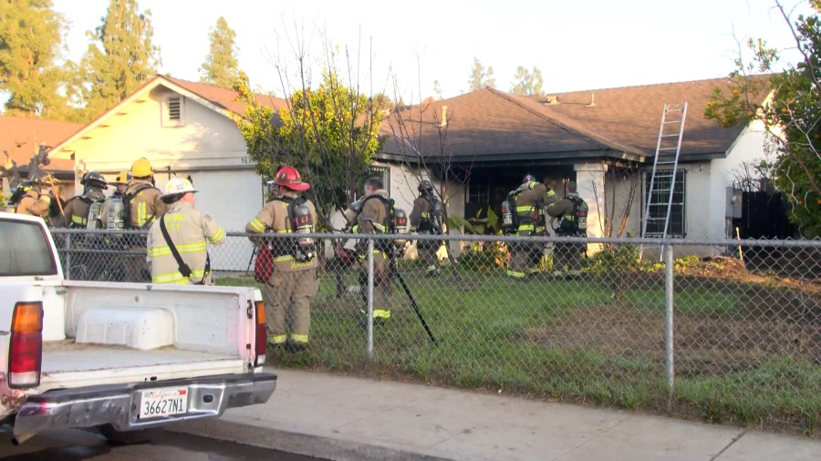 Child, 3 adults escape house fire in Fresno