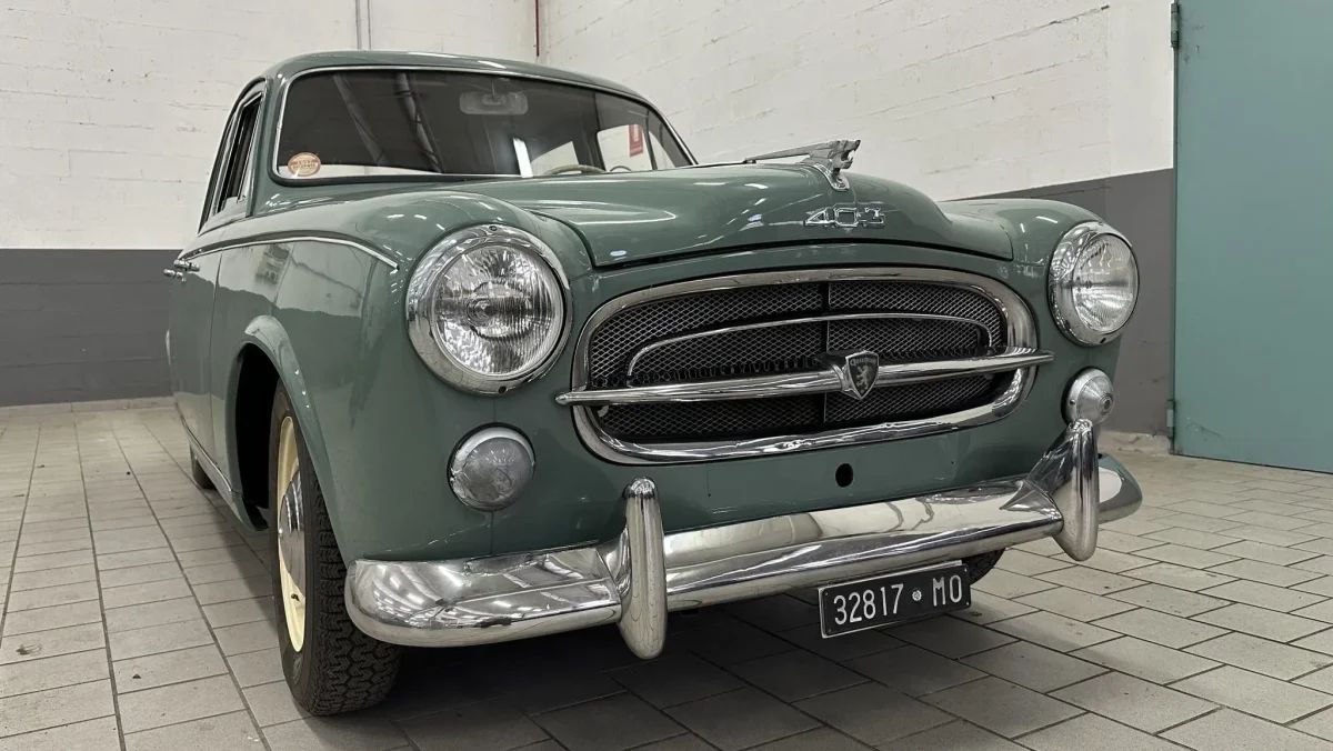 Adam Driver's 'Ferrari' Peugeot 403 in photos