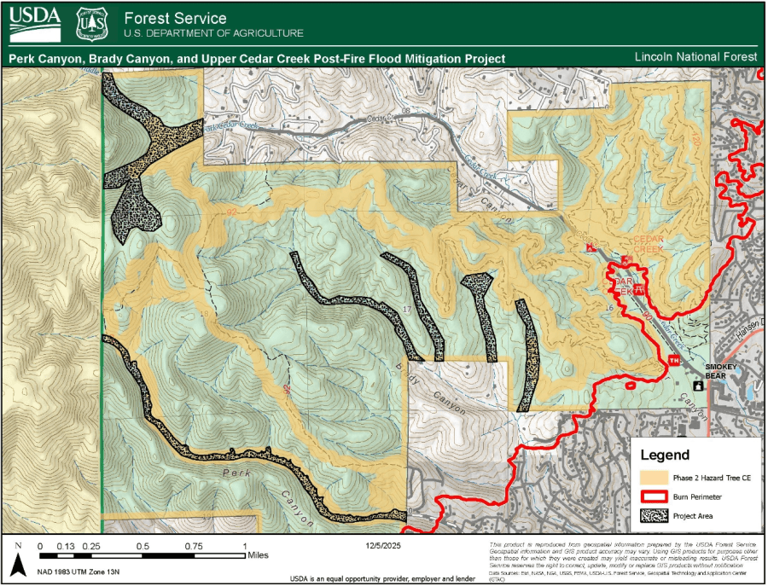Flood mitigation work to begin in South Fork Fire burn scar