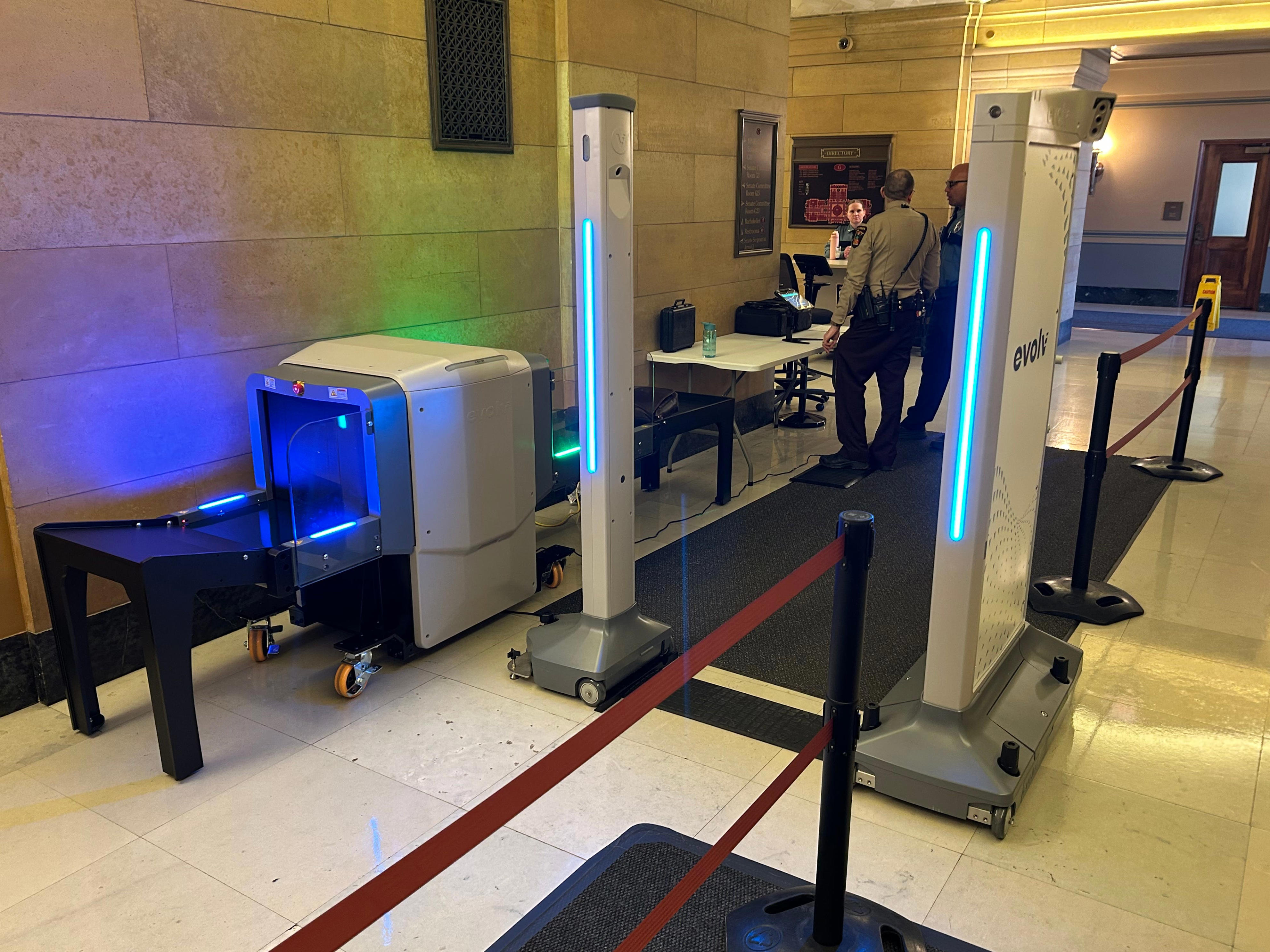For the first time members of the public visiting the state capitol ...