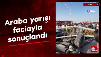 Irak'ta araba yarışı faciayla sonuçlandı