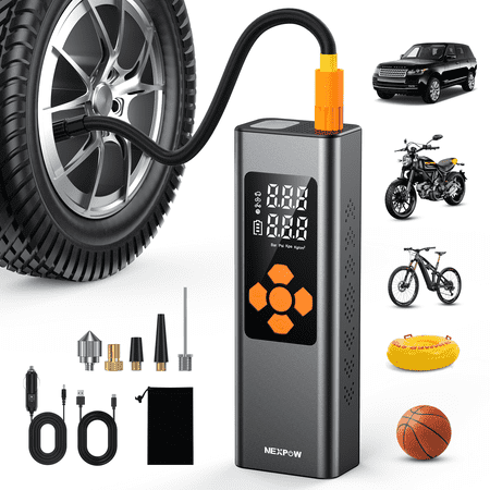 Walmart is selling a 'very handy' portable tire inflator for 50% off