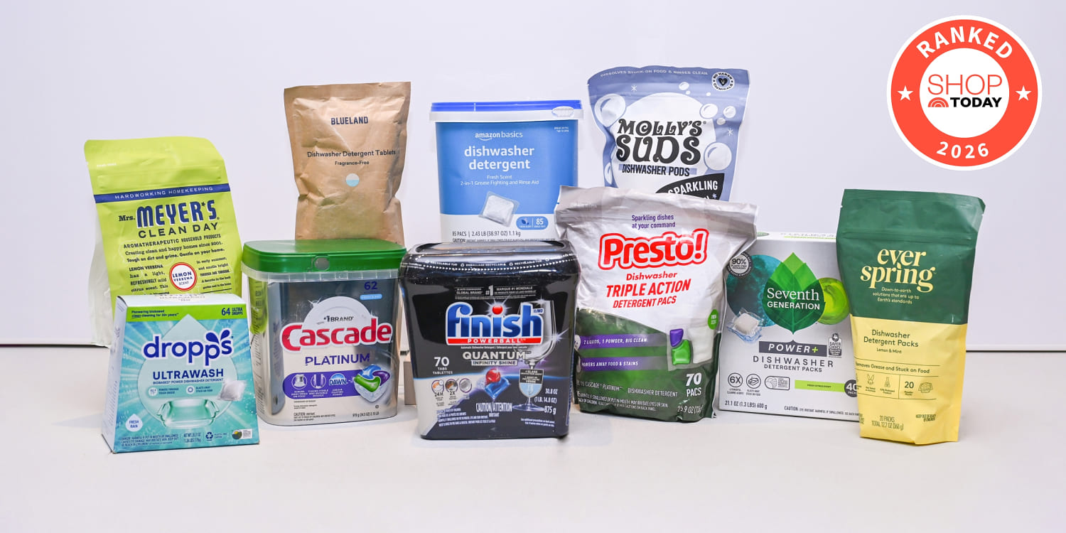 Ranked: The best dishwasher pods for sticky, saucy and dried-on stains
