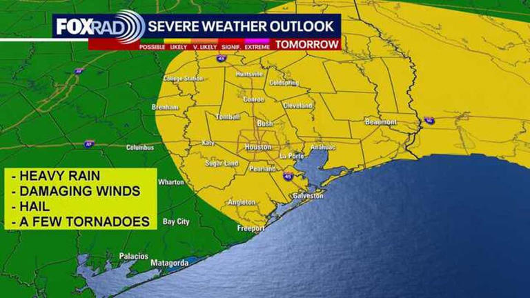 Houston weather: Storm alert for Valentine's Day