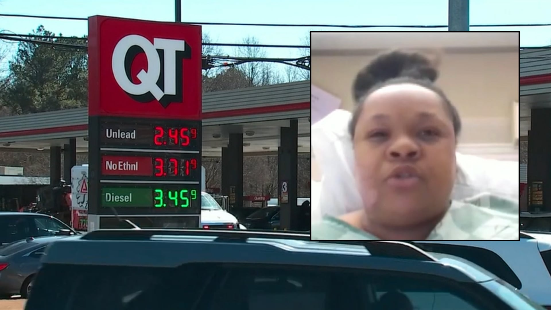 Woman run over by car at Kennesaw gas station following argument