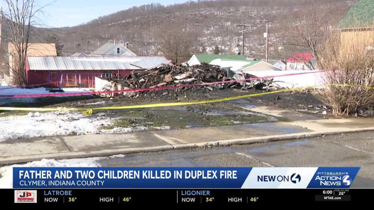 Two children and their father found dead after devastating fire in ...
