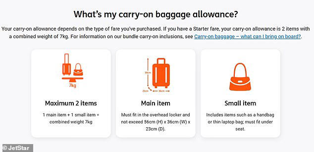Hand Luggage Size Jetstar Checked Baggage Allowance Jetstar Baggage  Allowance 2025: Know Before You Pack CABINZERO