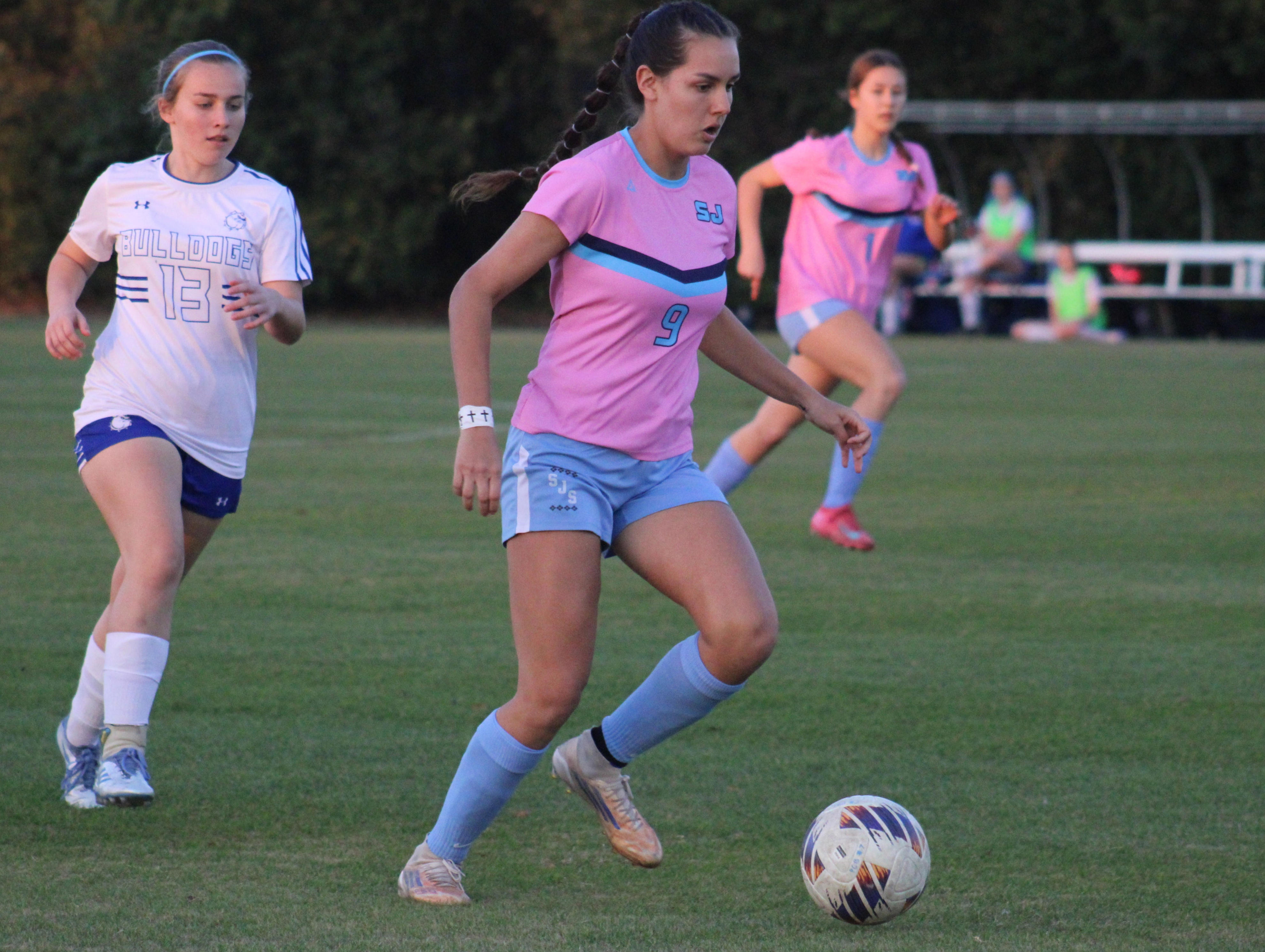 Victoria Sarka's four goals power St. Johns in girls soccer playoff