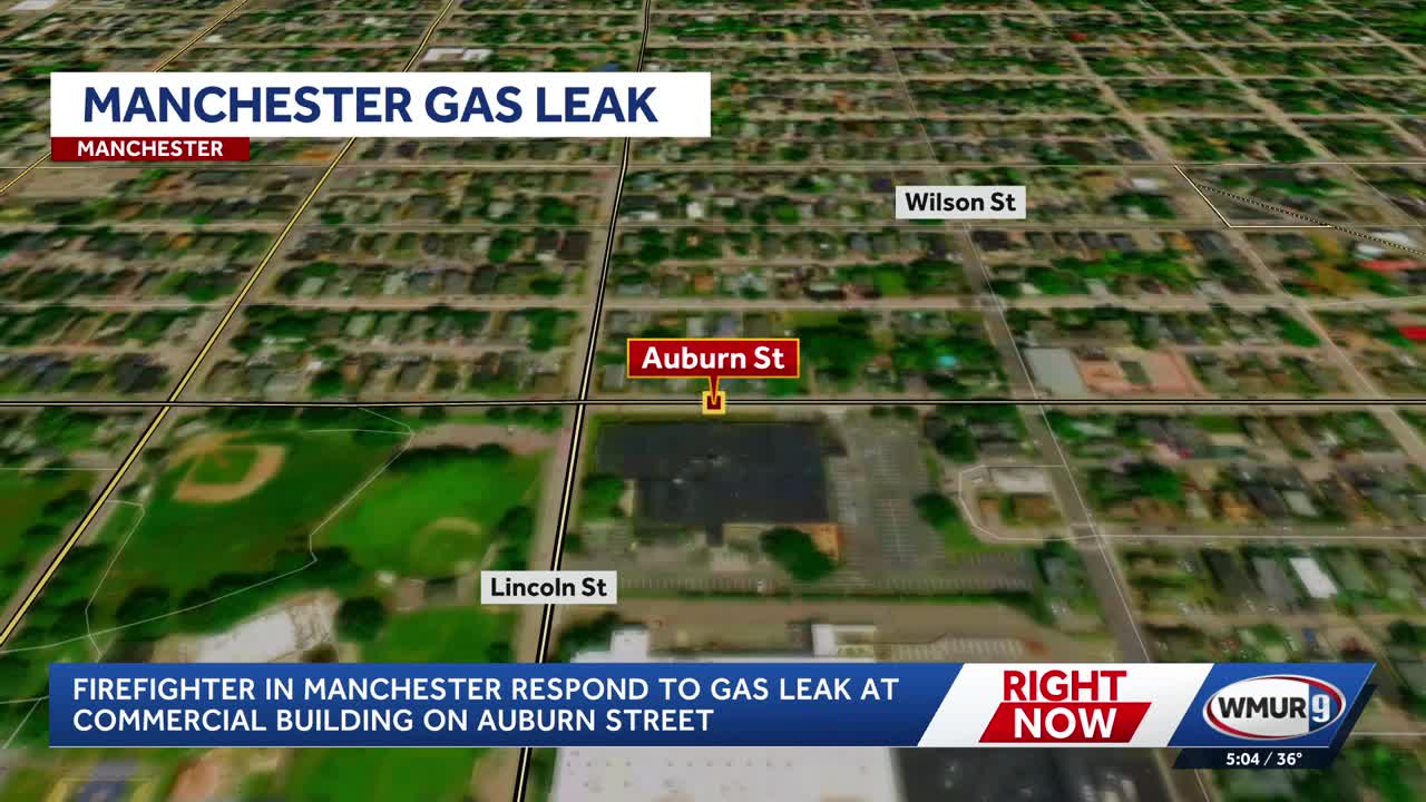 Manchester Fire Department stops gas leak at business