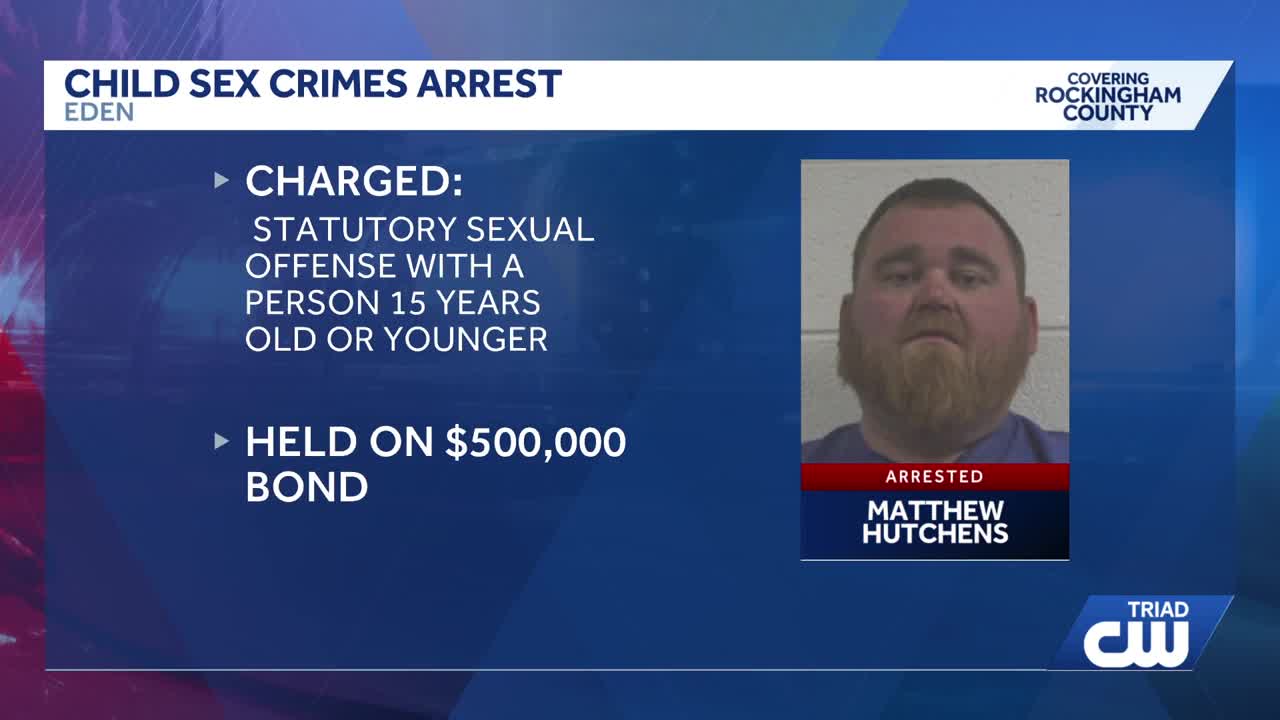 Man arrested for sexual assault of 13-year-old, Eden police say