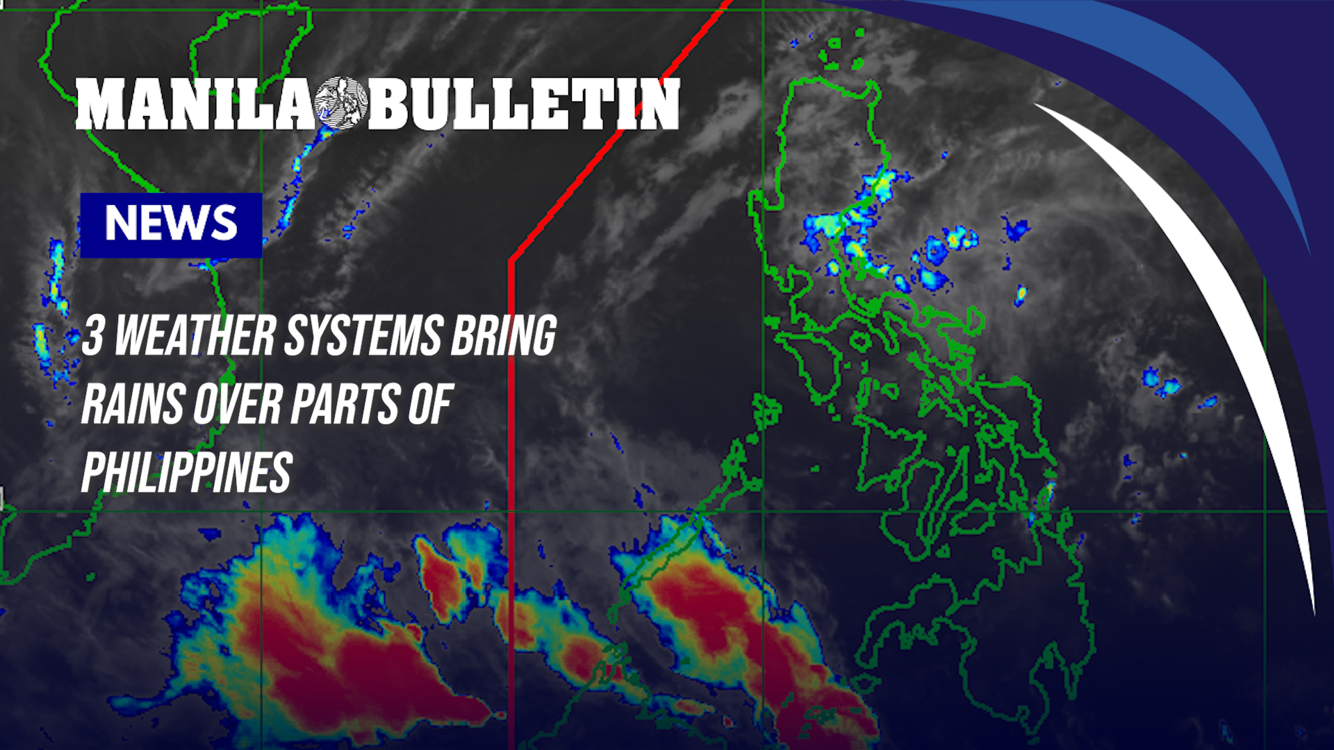 3 weather systems bring rains over parts of Philippines