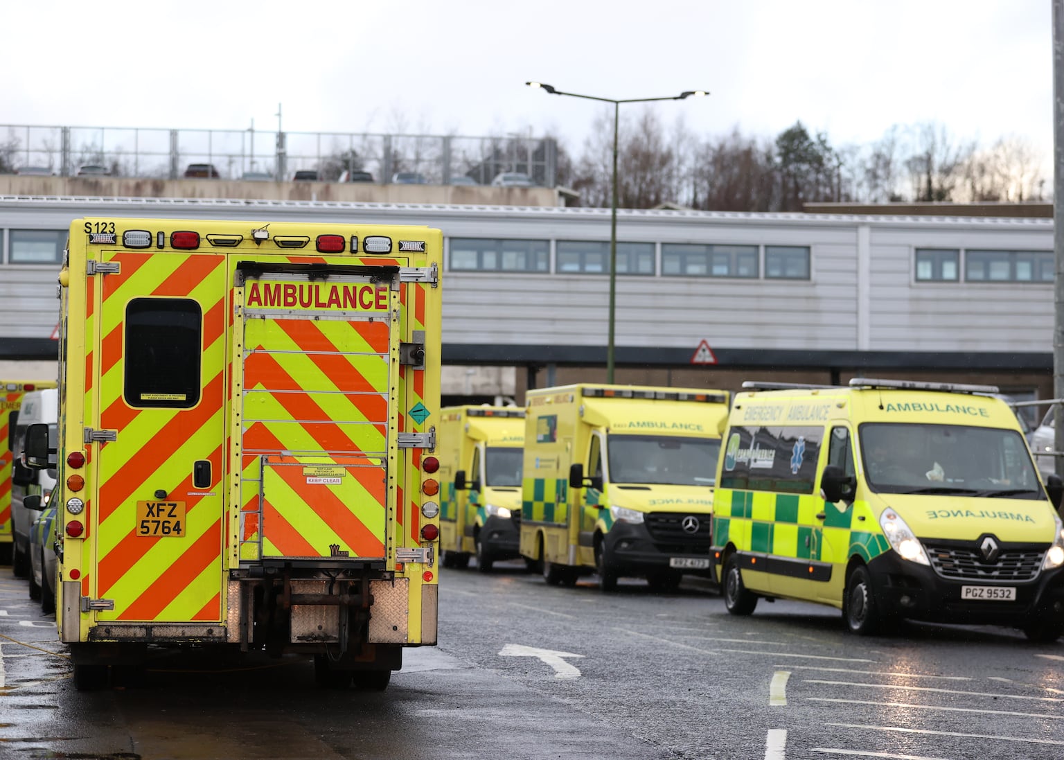 Ambulance waits outside Northern Ireland emergency department for more than 19 hours<br><br>
