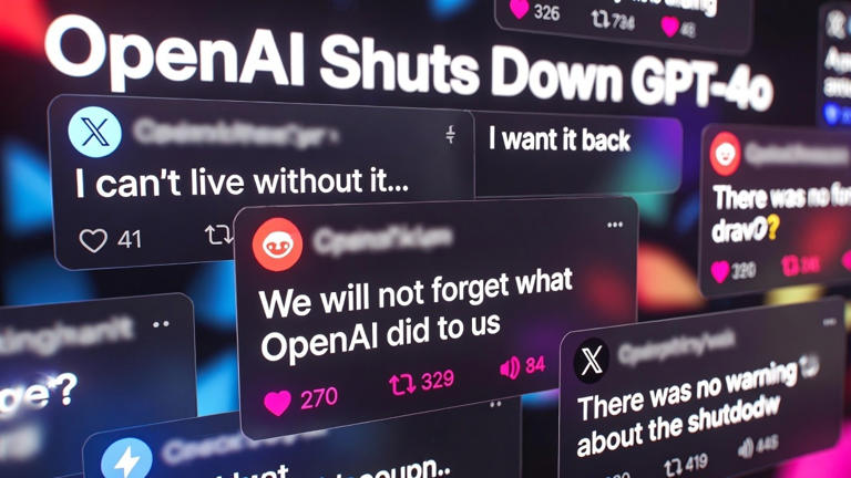 Grief and OpenAI in flames memes go viral as company shuts down GPT-4o ...