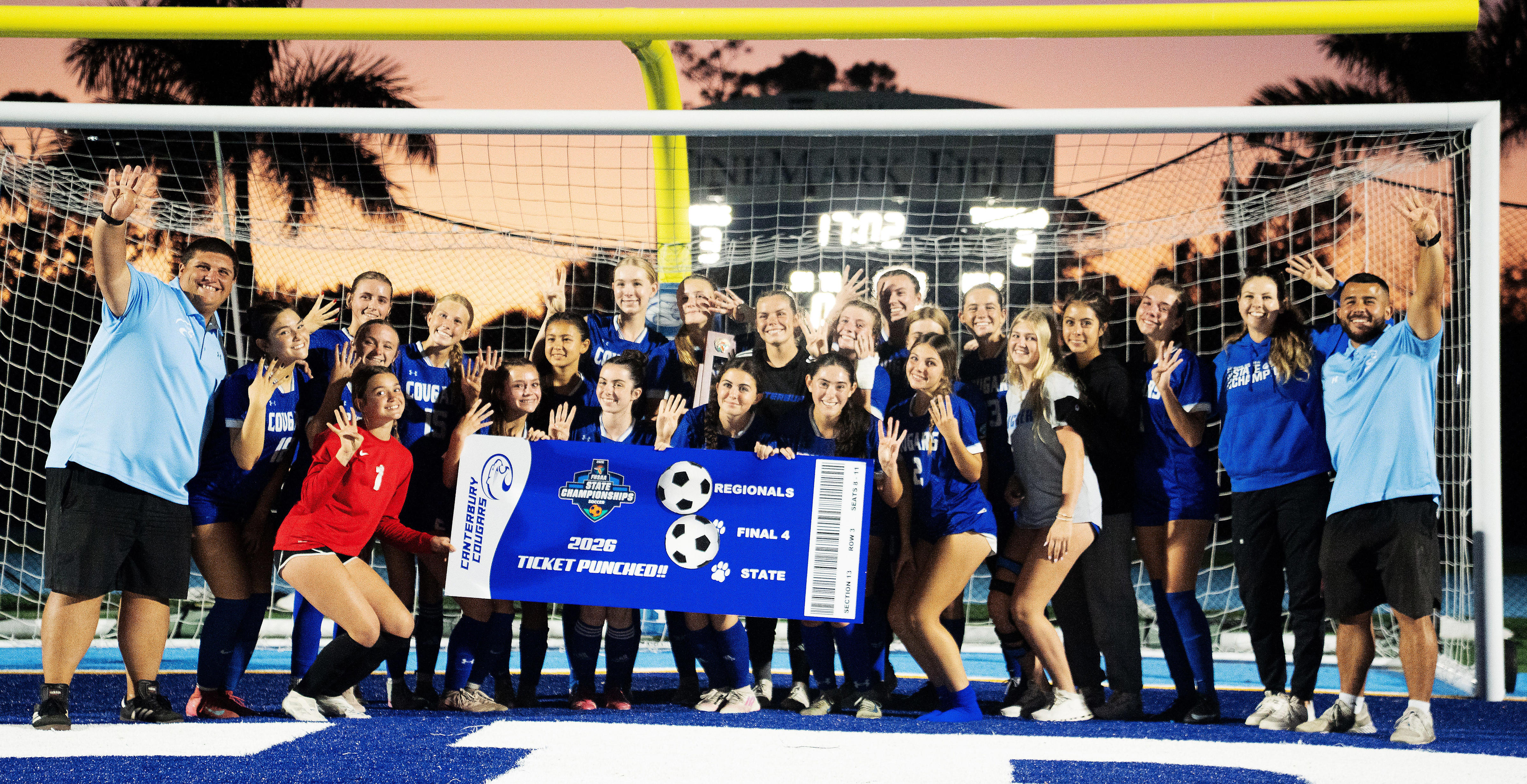 Mia Accola Mackenzie Molina Lift Canterbury To Class 1A Game