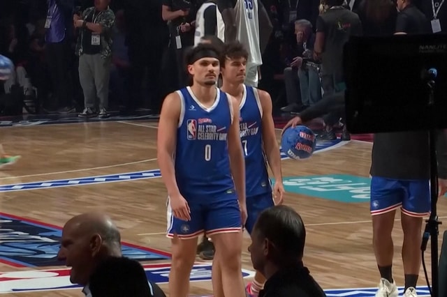 Rappers, actors and sports talent turn out for NBA All-Star Celebrity Game