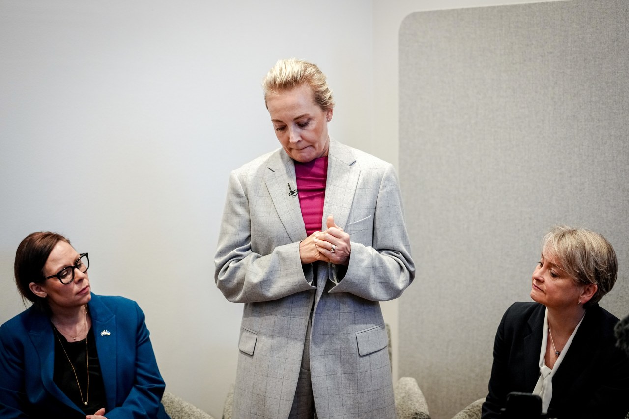 Yulia Navalnaya, Russian human-rights activist and wife of Alexei Navalny, at the Munich Security Conference.