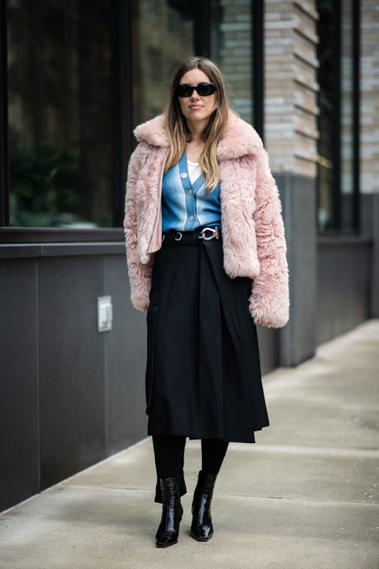 Here's how New Yorkers are bundling up for February Fashion Week street ...
