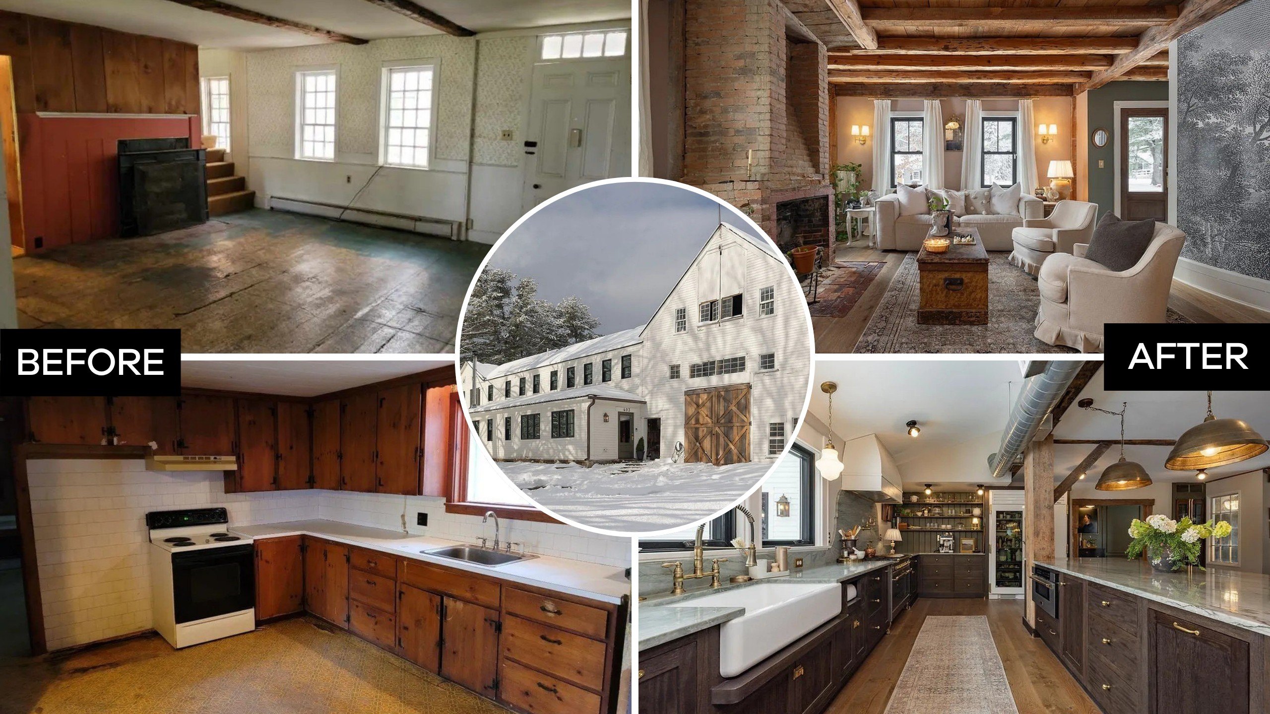 Before-and-after photos reveal incredible transformation of crumbling ...