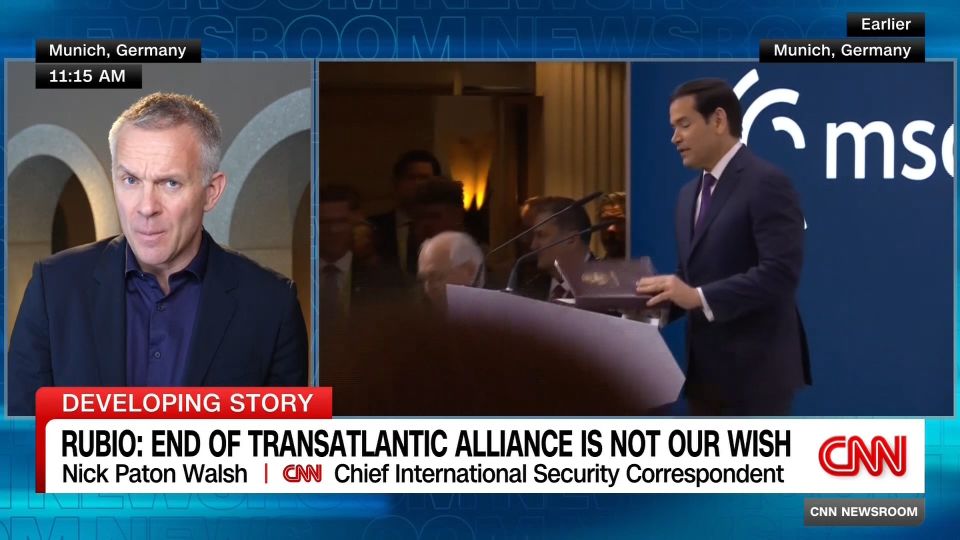 CNN’s Nick Paton Walsh breaks down Sec. Rubio’s speech at Munich Security Conference<br><br>
