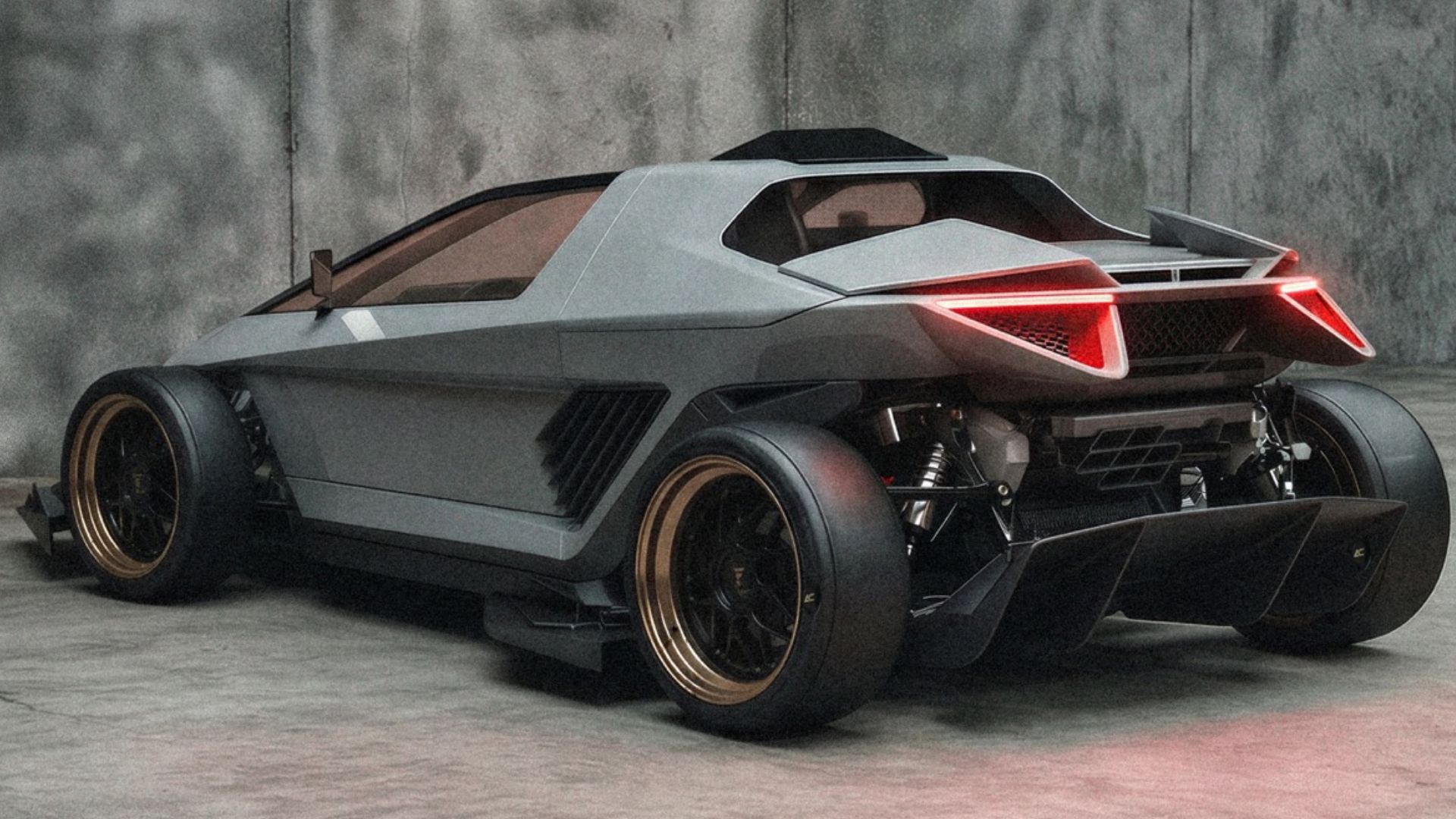 Photos: Batmobile-grade hi-tech design meets exposed mechanical ...