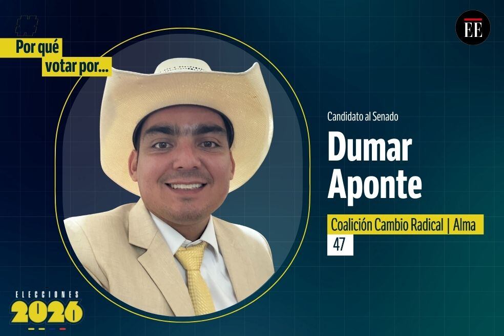 Por qué votar por Dumar Aponte, candidato al Senado