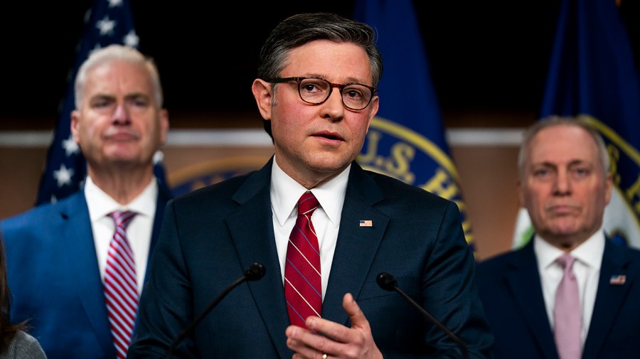 Johnson’s delegation cancellation upends lawmakers’ travel to critical global summit<br>