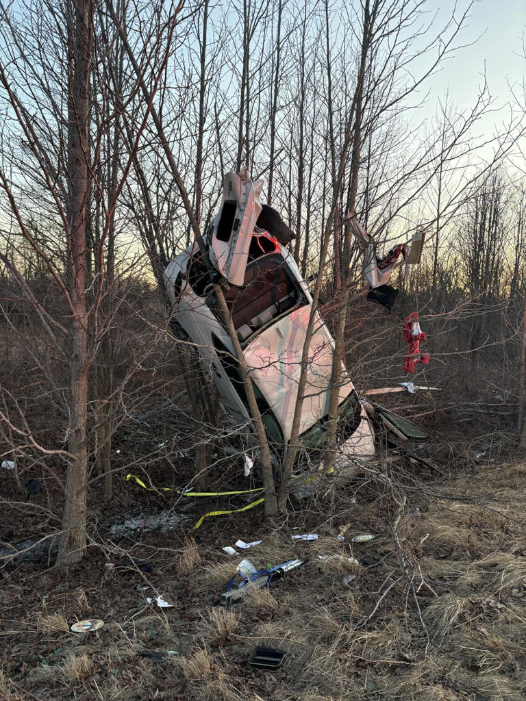 Driver flown to hospital after crash in Spencer Co.