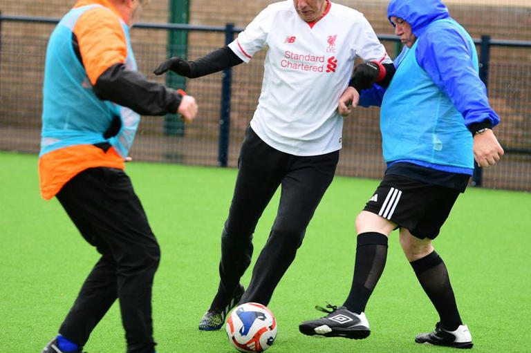 Walking football group that’s helping senior citizens to tackle isolation