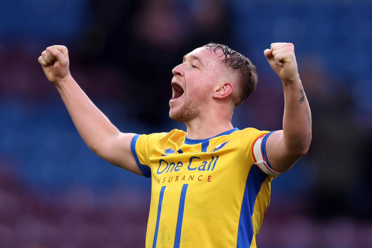 Louis Reed earns perfect FA Cup day for Mansfield against Burnley