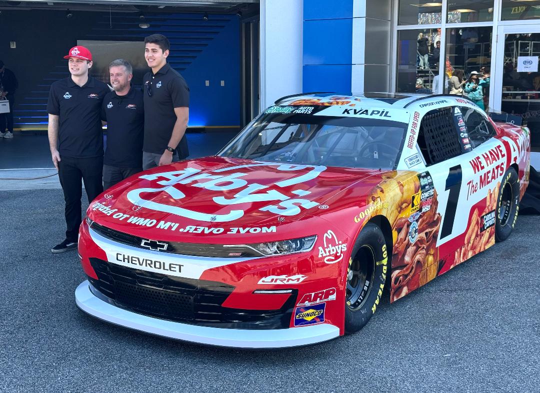 Arby’s takes beef to JR Motorsports NASCAR team