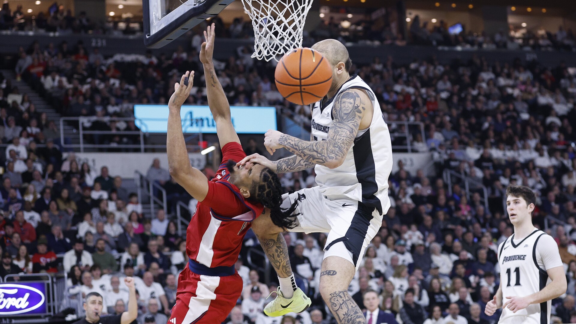 Fight breaks out between No. 17 St. John’s and Providence and six ...